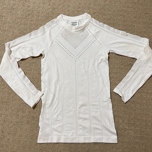 Athleta Oxygen Long Sleeve T Shirt Top White XS